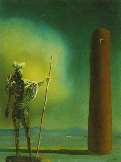 art oil painting reproduction of  Dali The Knight At The Tower museum quality handmade