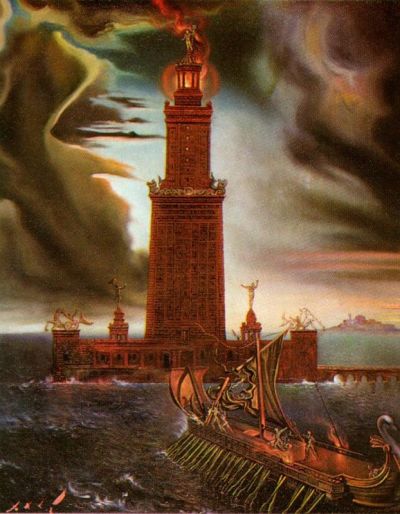 art oil painting reproduction of  Dali The Lighthouse At Alexandria museum quality handmade