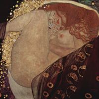 Danae - 1907 By Gustav Klimt