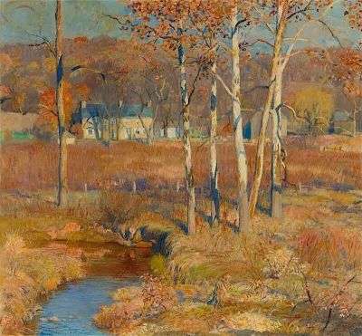 art oil painting reproduction of  Daniel Garber Novembre museum quality handmade