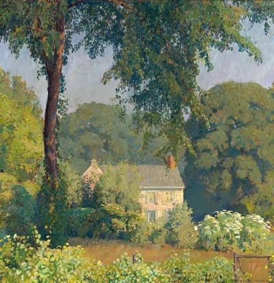 art oil painting reproduction of  Daniel Garber Summer Silence 1929 museum quality handmade