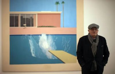 art oil painting reproduction of  David Hockney museum quality handmade