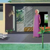 David Hockney Beverly Hills Housewife 1966 Hand Painted Reproduction