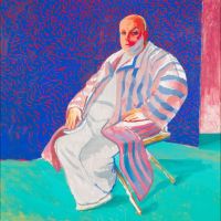 David Hockney Divine Hand Painted Reproduction