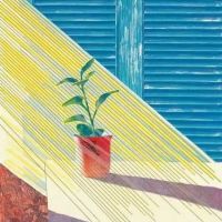 David Hockney Sun. The Weather - 1973 Hand Painted Reproduction
