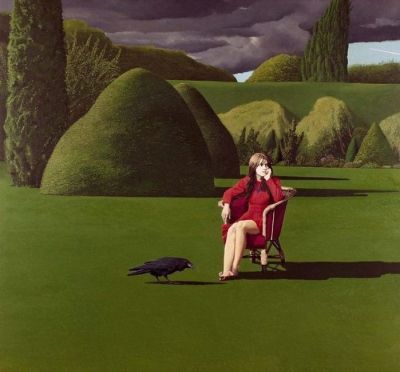 art oil painting reproduction of  David Inshaw The Raven - 1971 museum quality handmade