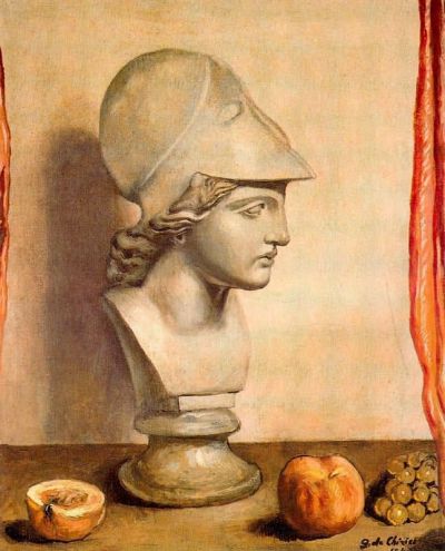 art oil painting reproduction of  De Chirico Bust Of Minerva museum quality handmade