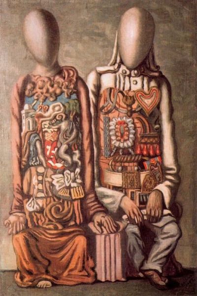 art oil painting reproduction of  De Chirico Colonial Mannequins museum quality handmade