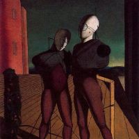 De Chirico The Duo The Models Of The Red Tower