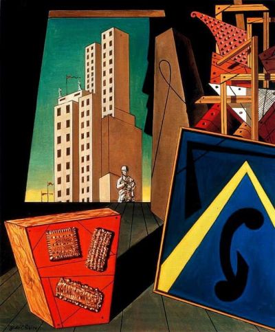 art oil painting reproduction of  De Chirico The Evangelical Still Life museum quality handmade