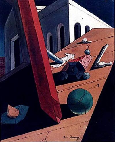 art oil painting reproduction of  De Chirico The Evil Genius Of A King museum quality handmade