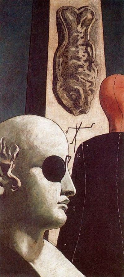 art oil painting reproduction of  De Chirico The Nostalgia Of The Poet museum quality handmade