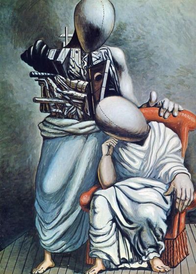 art oil painting reproduction of  De Chirico The One Consolation museum quality handmade