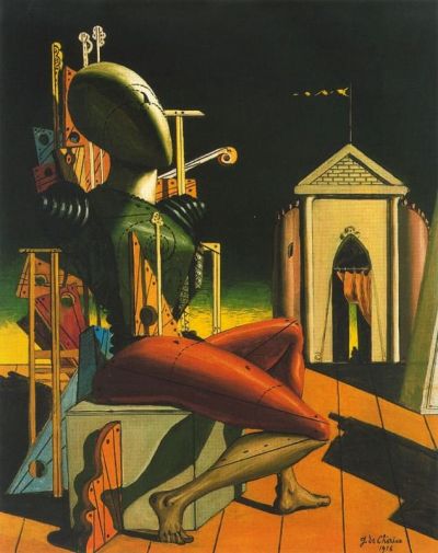 art oil painting reproduction of  De Chirico The Predictor museum quality handmade