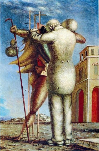 art oil painting reproduction of  De Chirico The Prodigal Son - 1924 museum quality handmade
