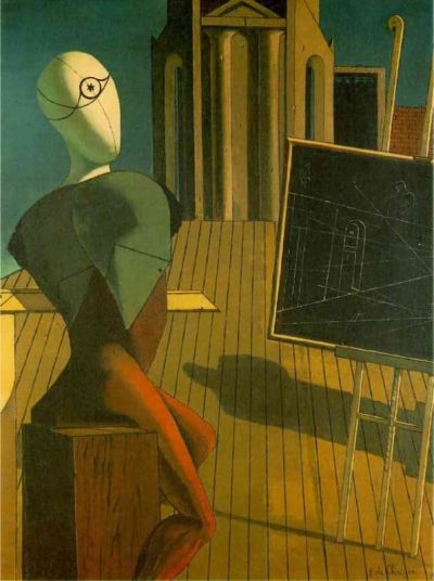 art oil painting reproduction of  De Chirico The Profit museum quality handmade