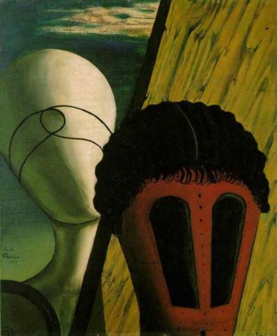 art oil painting reproduction of  De Chirico Two Heads museum quality handmade