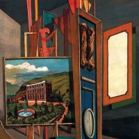 De Chirico Vast Metaphysical Interior