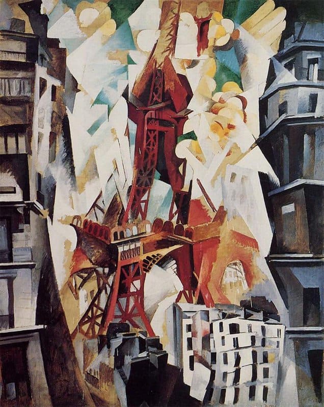 Delaunay Champs De Mars - The Red Tower - 1914 museum quality