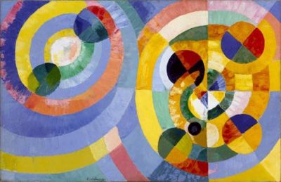 art oil painting reproduction of  Delaunay Circular Forms museum quality handmade
