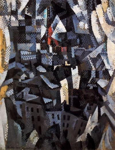 art oil painting reproduction of  Delaunay Ciudades - City museum quality handmade
