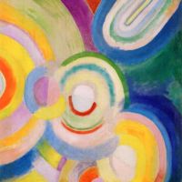 Delaunay Colored Discs