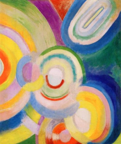 art oil painting reproduction of  Delaunay Colored Discs museum quality handmade
