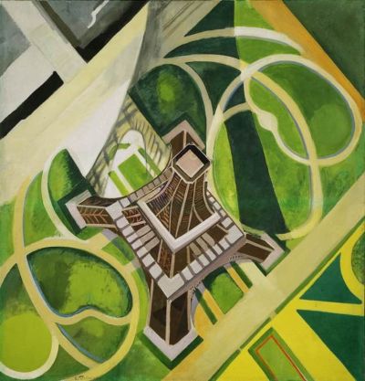 art oil painting reproduction of  Delaunay Eiffel Tower - 1922 museum quality handmade