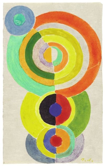 art oil painting reproduction of  Delaunay Rythm - 1934 - 2 museum quality handmade