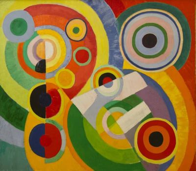 art oil painting reproduction of  Delaunay Rythme - Joie De Vivre museum quality handmade
