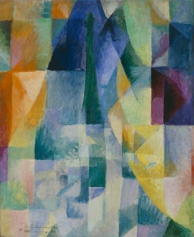 art oil painting reproduction of  Delaunay Simultaneous Windows 2nd Motif 1 Part museum quality handmade