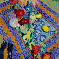 Delaunay Still Life With Gloves