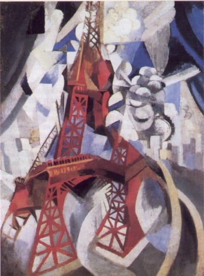 art oil painting reproduction of  Delaunay The Red Tower museum quality handmade