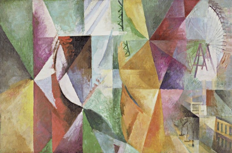 Delaunay The Three Windows The Tower And The Mapple museum quality