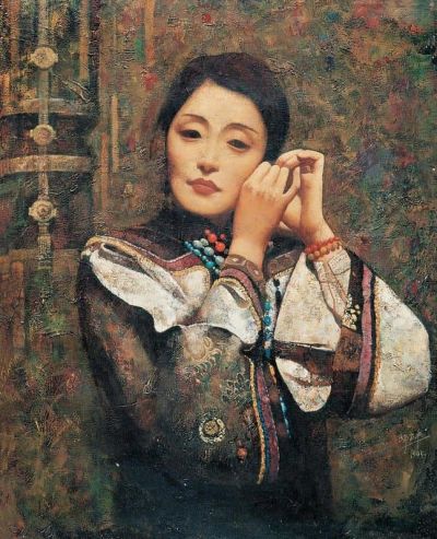 art oil painting reproduction of  Di Li Feng Chinese museum quality handmade