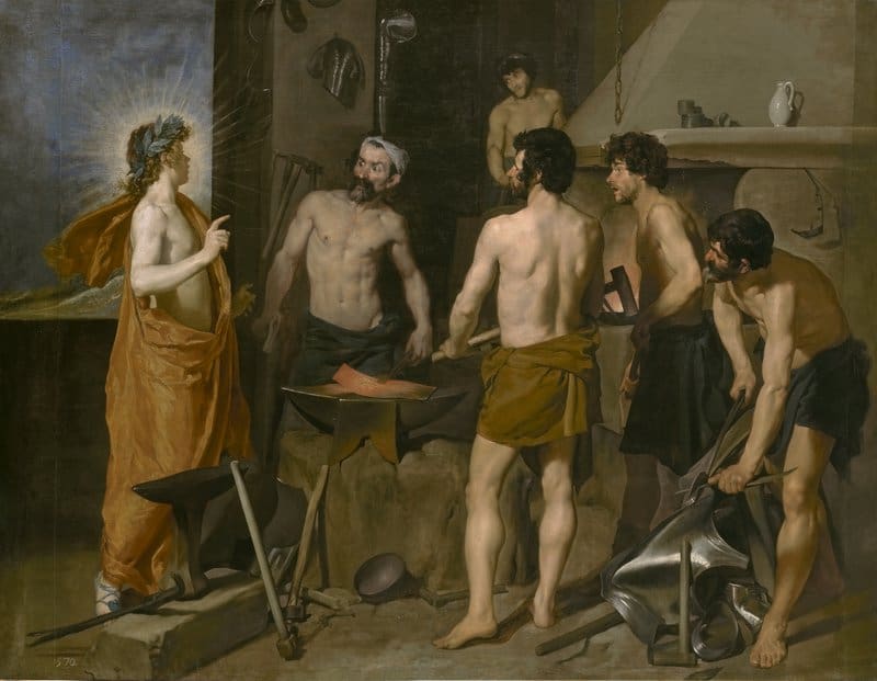 Diego Velazquez Apollo In The Forge Of Vulcan museum quality