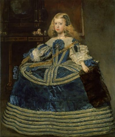 art oil painting reproduction of  Diego Velazquez Portrait Of The Infanta Margarita museum quality handmade