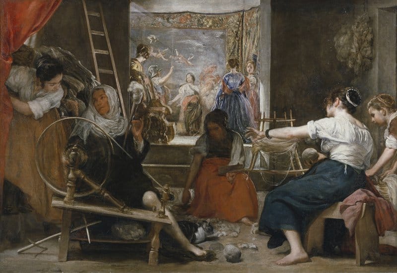 Diego Velazquez The Fable Of Arachne Or The Spinners museum quality