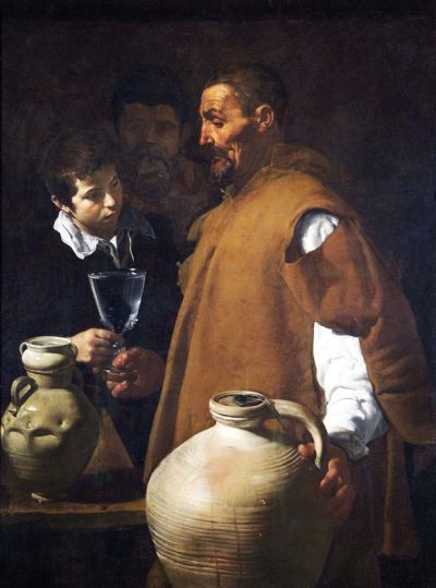 art oil painting reproduction of  Diego Velazquez The Waterseller Of Seville museum quality handmade