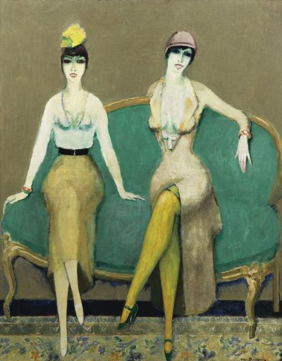 art oil painting reproduction of  Dongen - Dolly Sisters 1925 By Kees Van Dongen museum quality handmade