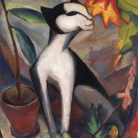 Dorothea Maetzel-johannsen Kat And Cactus Flower 1921