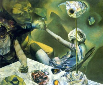 art oil painting reproduction of  Dorothea Tanning The Philosophers museum quality handmade