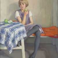 Dorothy Johnstone Green Apples 1921 Hand Painted Reproduction