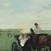 Edgar Degas At The Races In The Countryside
