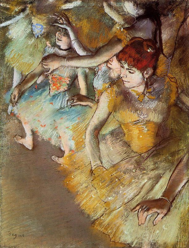 Edgar Degas Ballet Dancers On The Stage museum quality