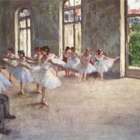 Edgar Degas Ballet Rehearsal