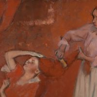 Edgar Degas Combing The Hair