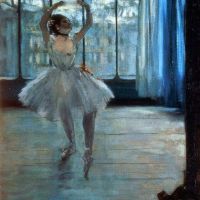 Edgar Degas Dancer In Front Of A Window 1874-1877