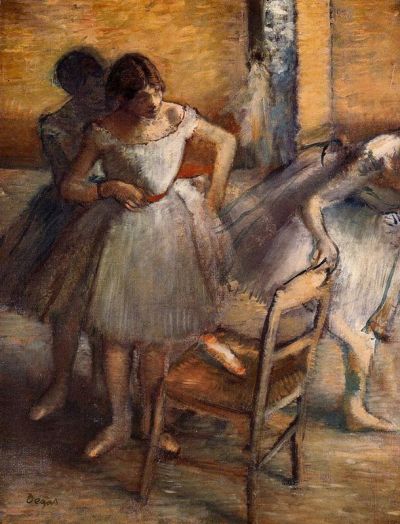 art oil painting reproduction of  Edgar Degas Dancers 1900 museum quality handmade
