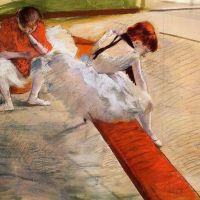 Edgar Degas Dancers Resting 1879